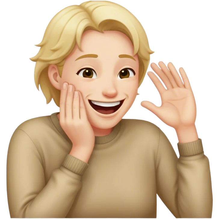 bent and liked it, while nobody home, loud, had to cover mouth with hand as heard parents come home emoji