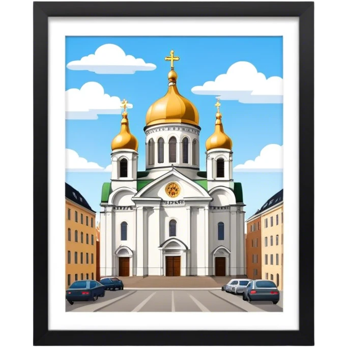 Uspenski cathedral Helsinki  emoji