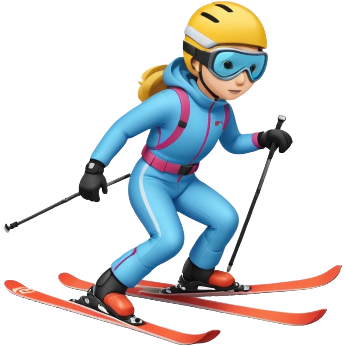 skiing emoji