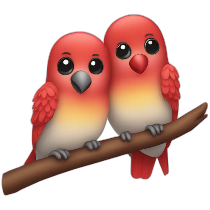 Lovebirds emoji