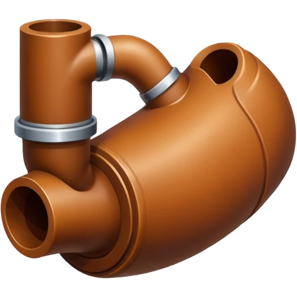 A pipe of slurry emoji