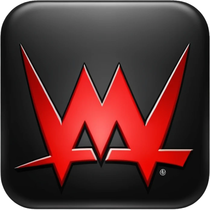 WWE Logo black emoji