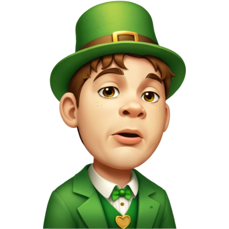 Sad Leprechaun emoji