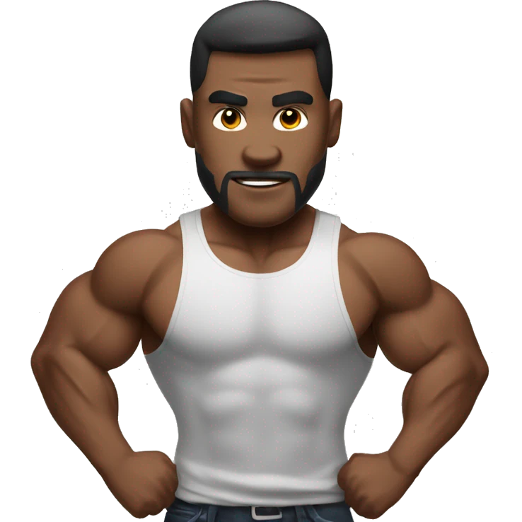 muscle man emoji