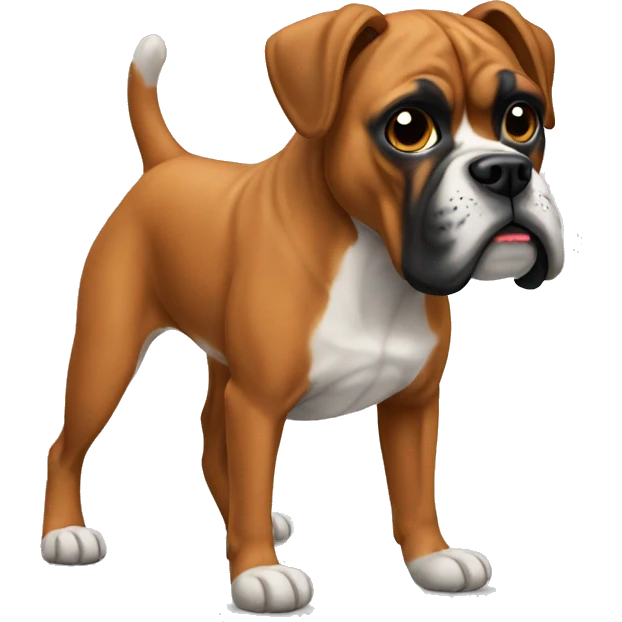 Boxer dog emoji