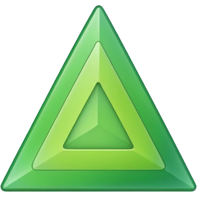 change color to green from red for 🔺 emoji