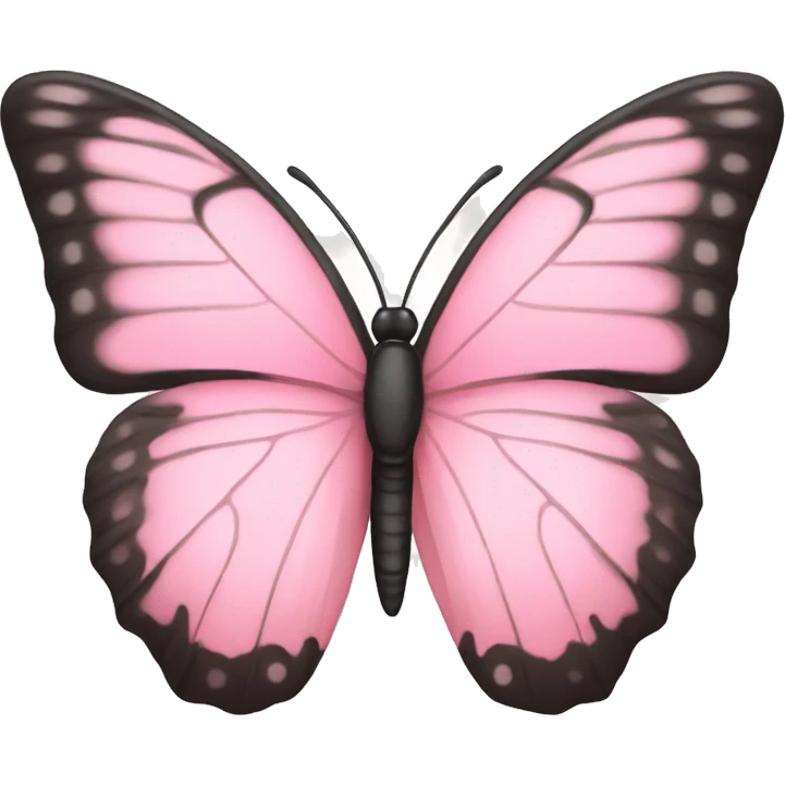 Light pink butterfly emoji emoji