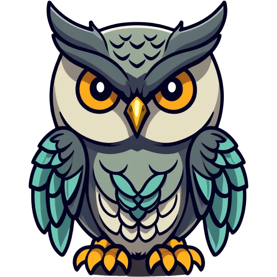 Owl dragon  emoji