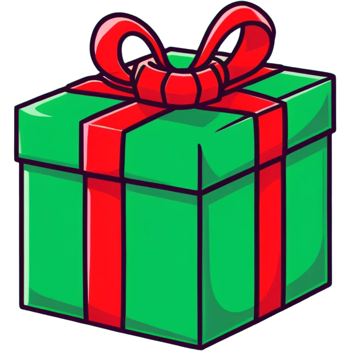 red gift box emoji