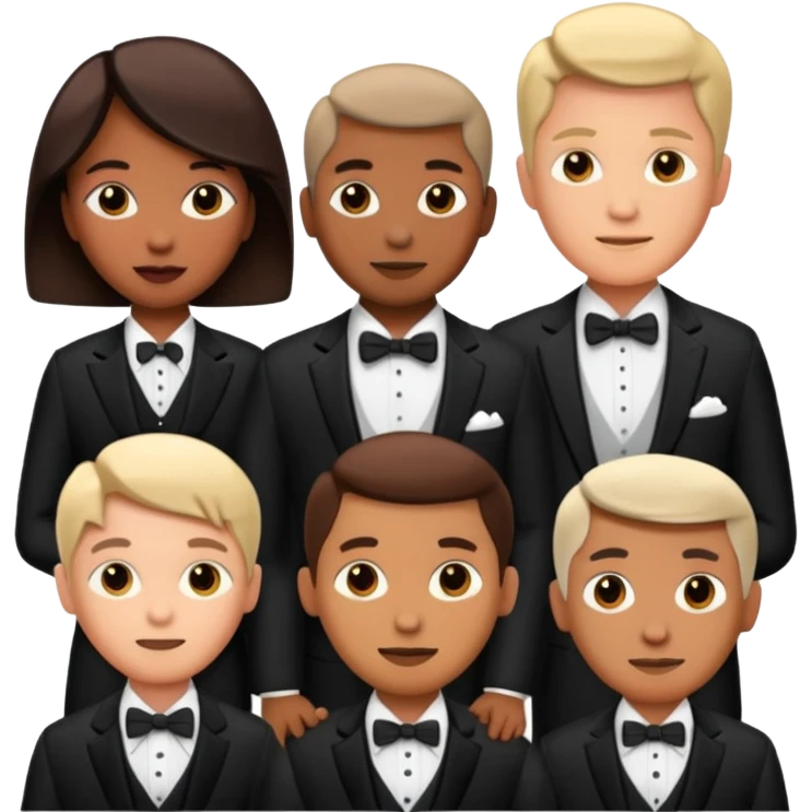 a group of directors standing emoji