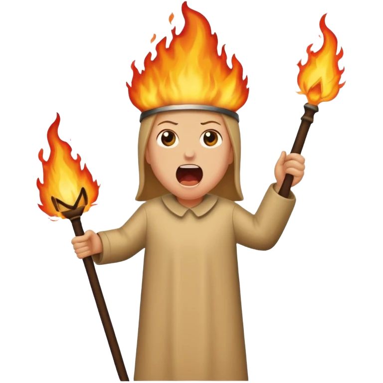 burn at the stake emoji