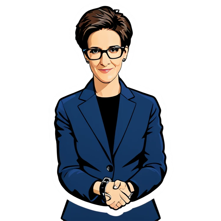 Rachel maddow in handcuffs  emoji