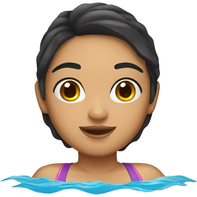 mexican girl swimming emoji