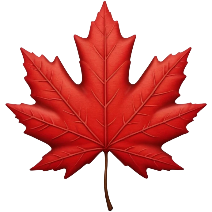 Canadian maple leaf emoji