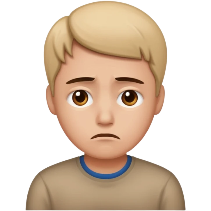 Person feeling disappointed emoji