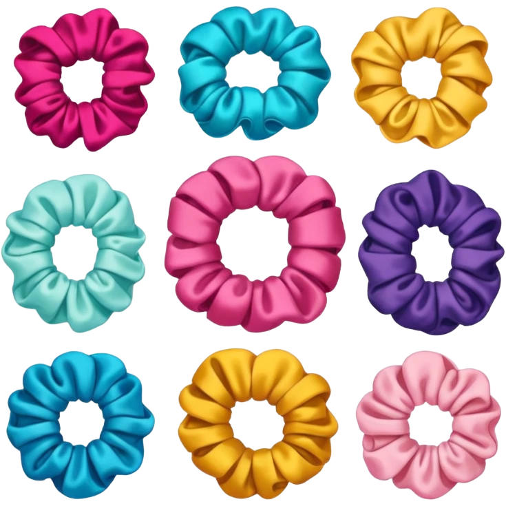 Hair scranches emoji