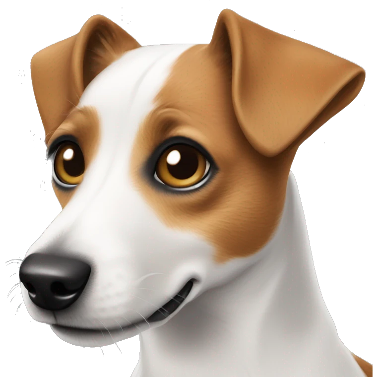 Jack russell terier dog emoji