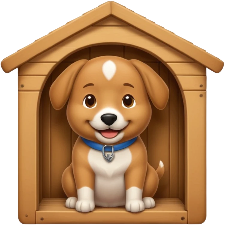 A man in a dog house emoji