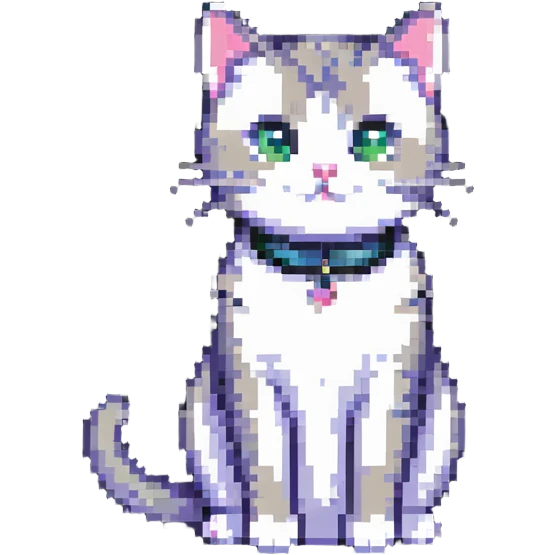 cute cat sitting emoji