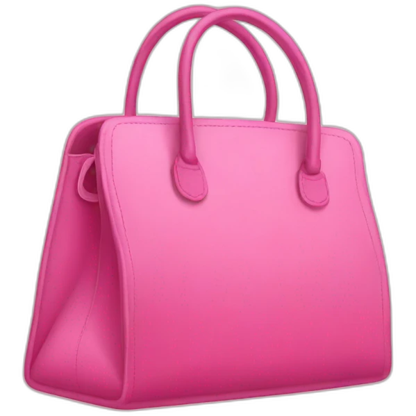 Pink bag emoji