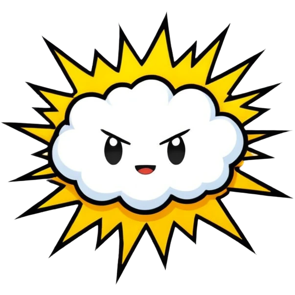 kapow comic style emoji