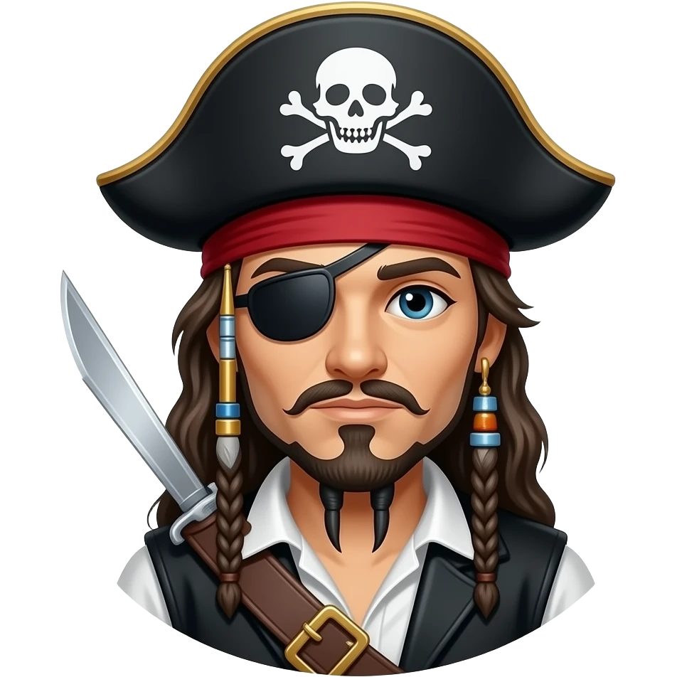 y2k pirate emoji