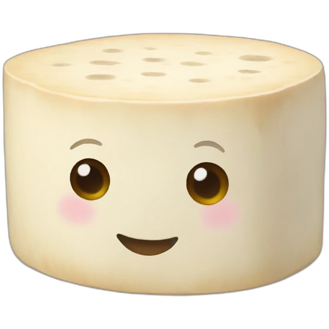 round tofu emoji