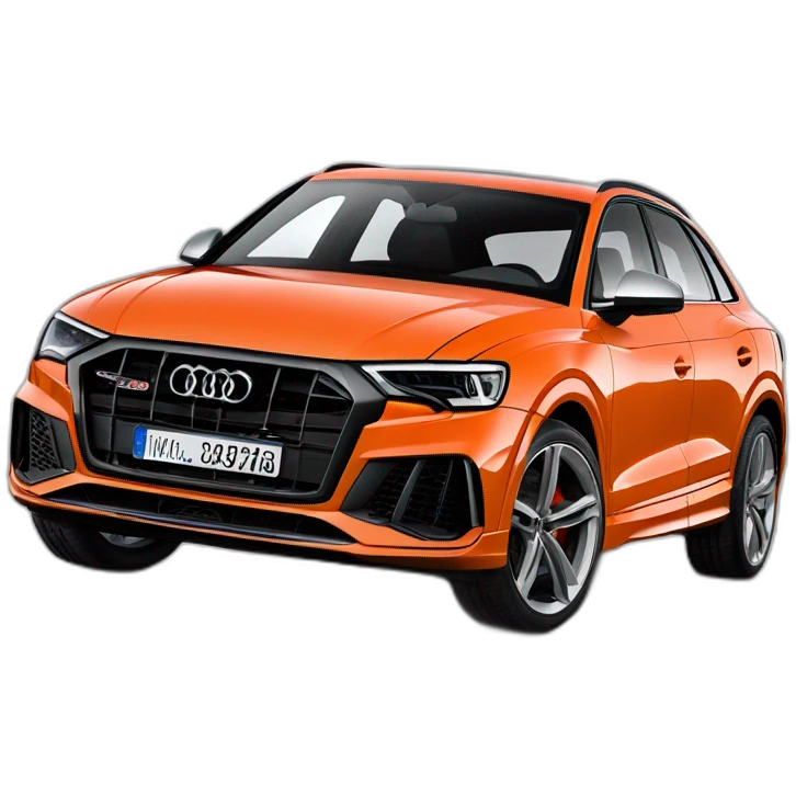 audi rsq3 pulse orange front emoji
