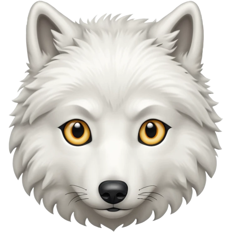 Arctic wolf emoji