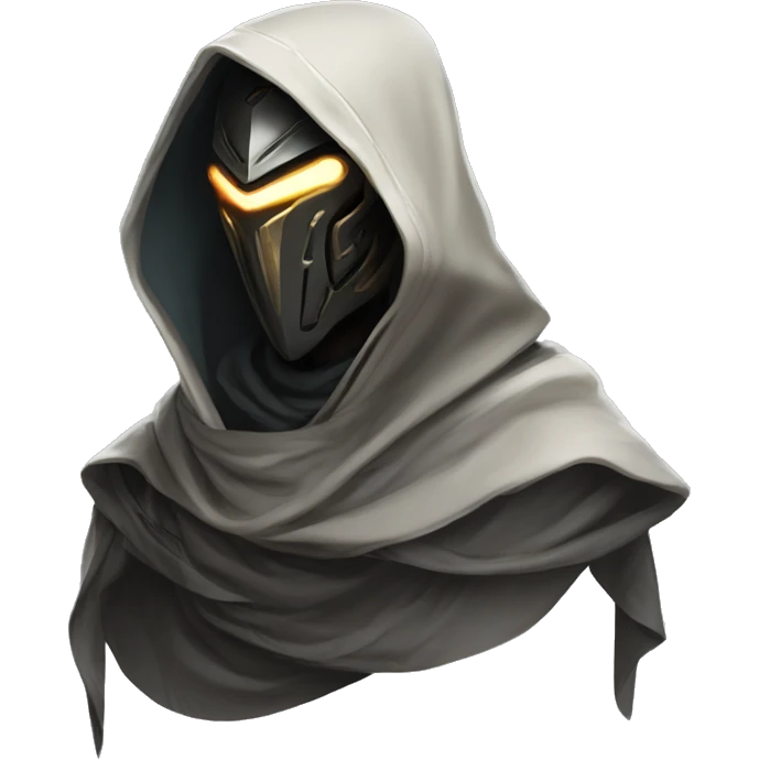 warframe robot ninja with draped cloth and cloak emoji