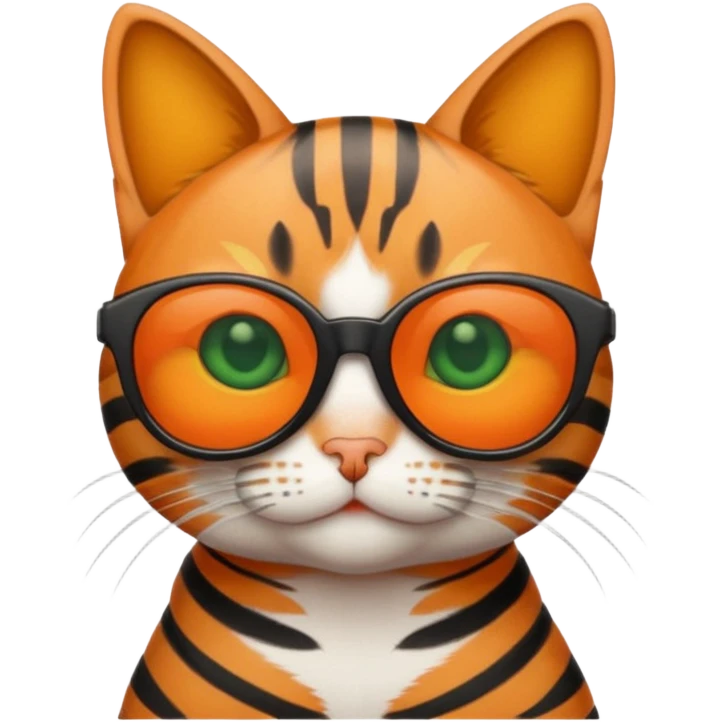 Cat wearing sunglasses emoji