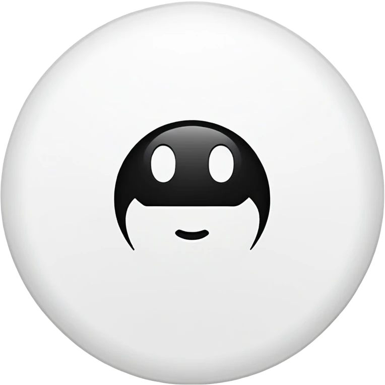 large central dot or circle, representing a zentraler Punkt (central point) emoji