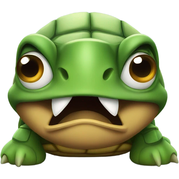 Angry turtle emoji