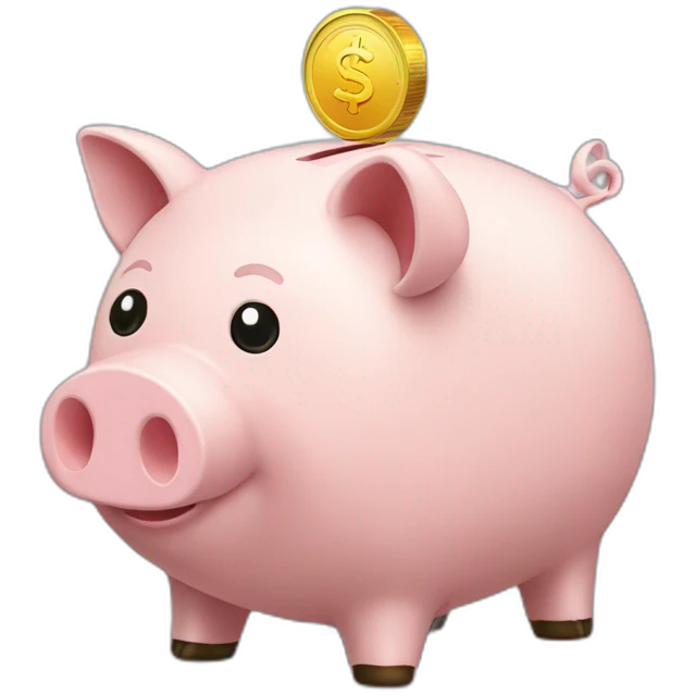 money box pig emoji