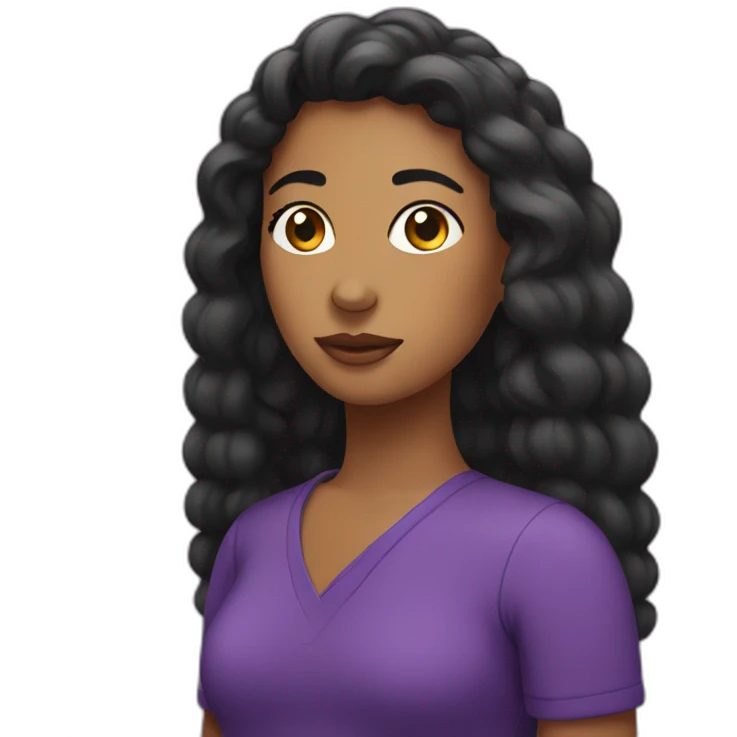A bisexual woman emoji