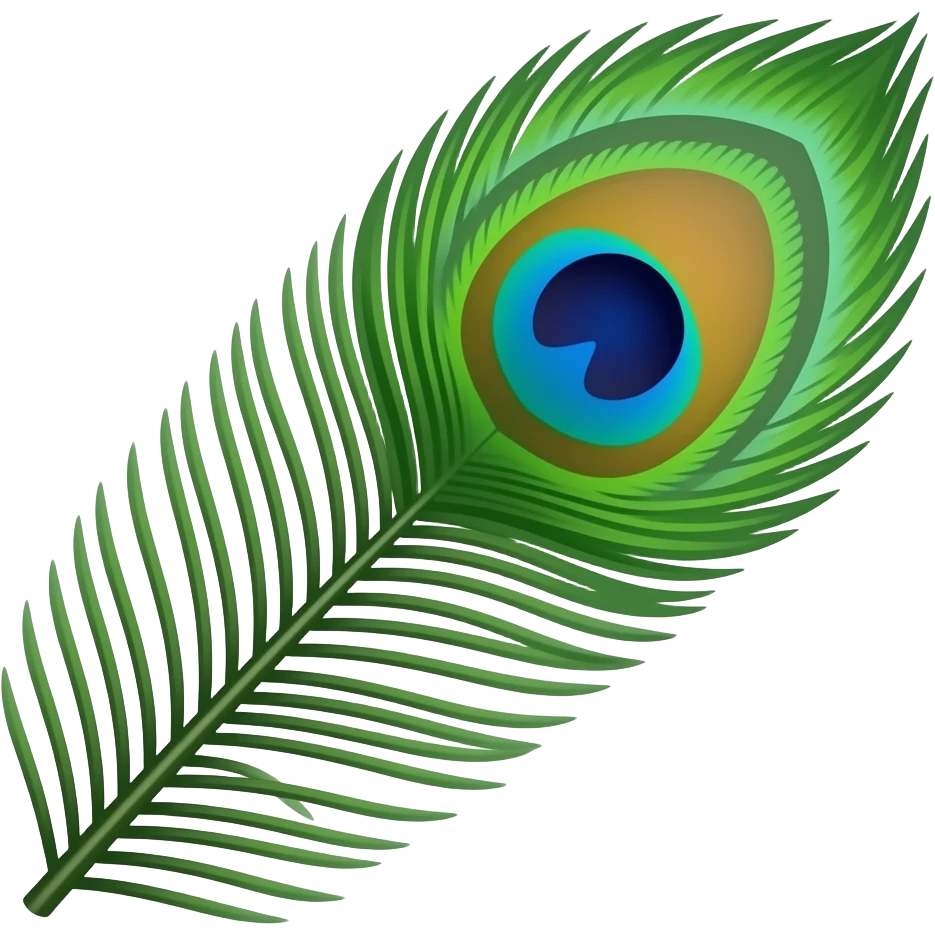 Peacock feather emoji for insta bio emoji emoji