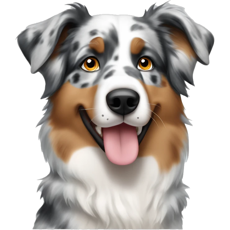 Australian shepherd blue Merle  emoji