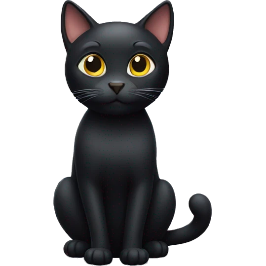 Black cat emoji