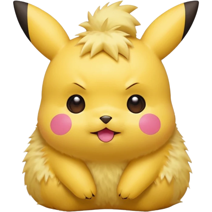 Pikachu snuggly emoji