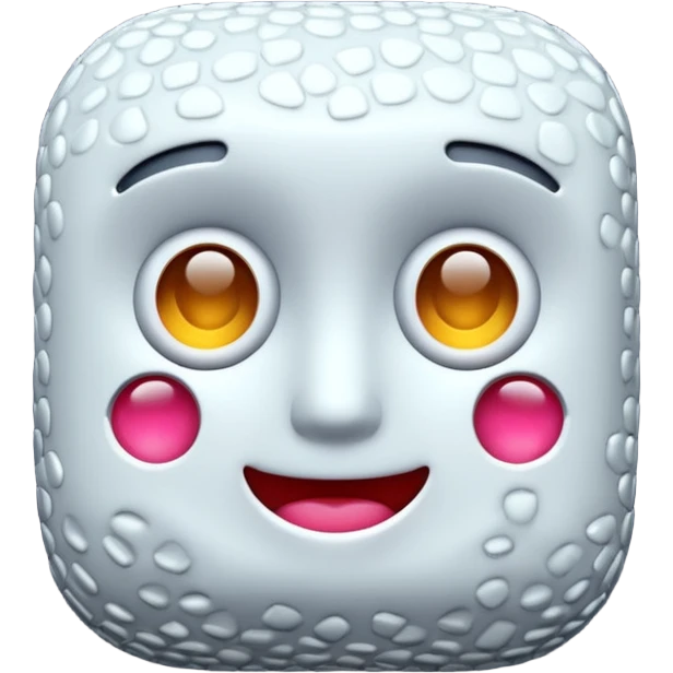 AI video 3d with texture emoji