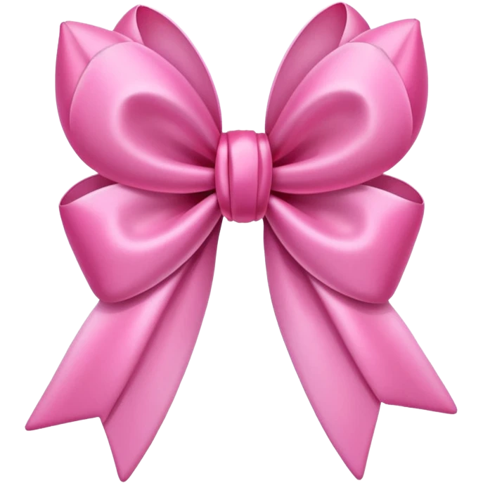 Pink tulips with a bow emoji