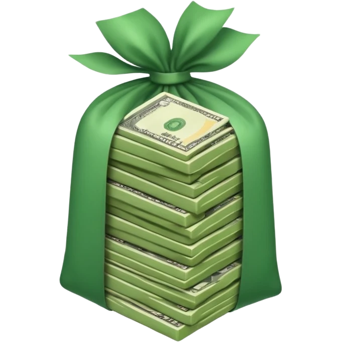 a bundle of money emoji
