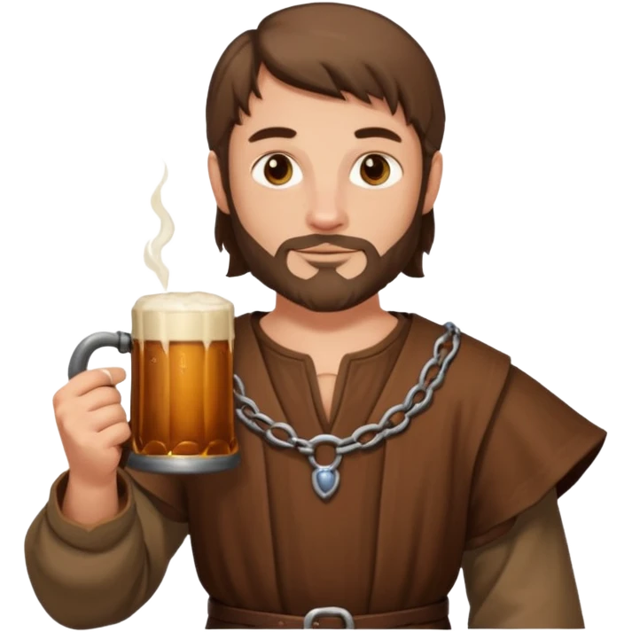 Medieval Man in a tavern emoji