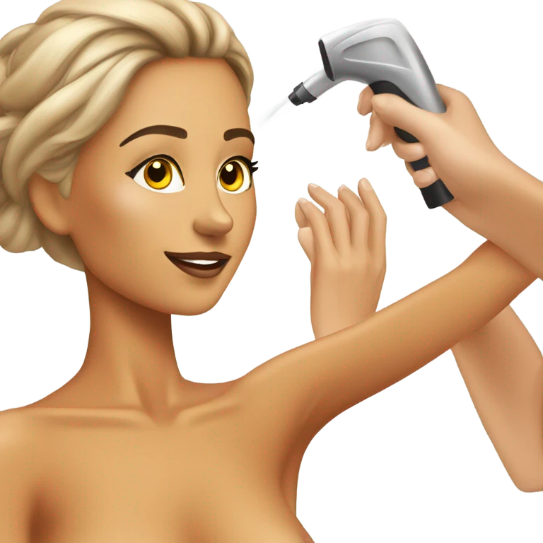 Master of spray tanning emoji