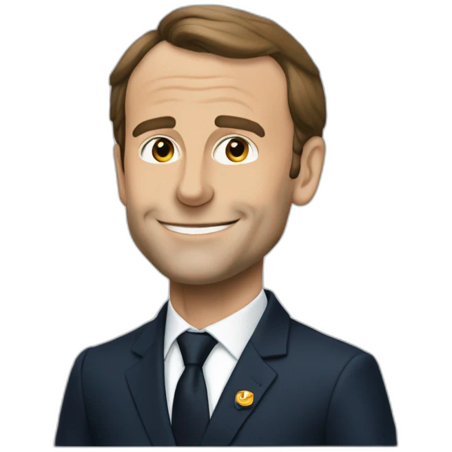 macron doigt d'honneur emoji