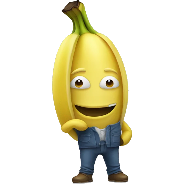 Banana man emoji