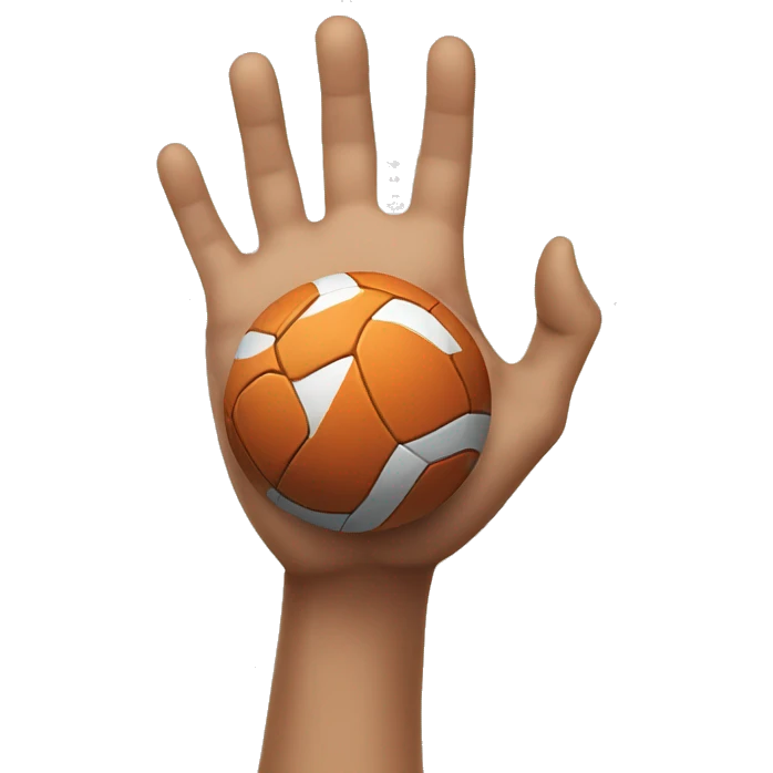 Hand ball emoji