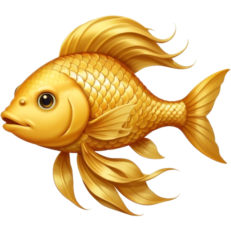 fish with hair emoji