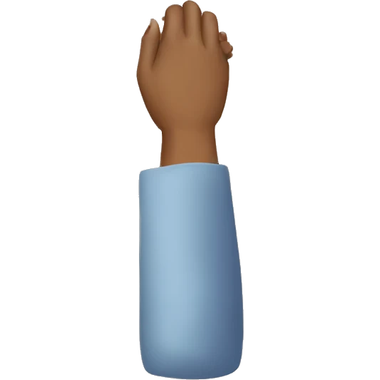 Prostetic arms Pray emoji emoji