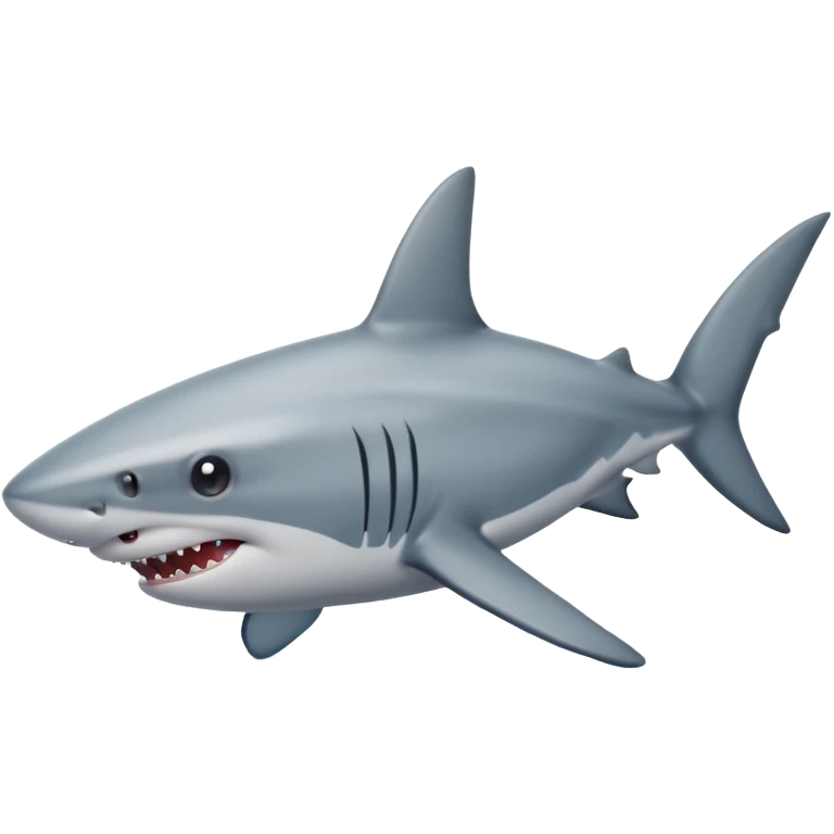 Shark with a fotos emoji